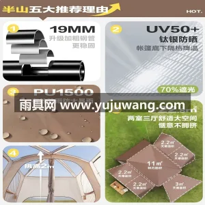 210D加密牛津布 · UPF50+专业 本厂为武汉本土大型雨具帐篷供应服务商，深 图5