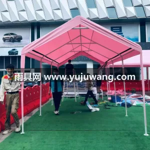 牛津布 · 铁支架 本款网红夜市集市摆摊专用户外遮阳棚，由武 图4