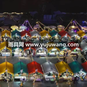 牛津布 · 铁支架 本款网红夜市集市摆摊专用户外遮阳棚，由武 图3