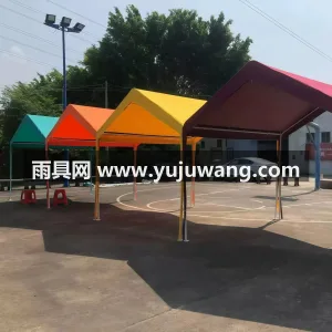 牛津布 · 铁支架 本款网红夜市集市摆摊专用户外遮阳棚，由武 图5