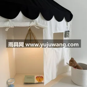 纯棉帆布 · 挂钩安装 本款儿童布制墙角帐篷游戏屋，由武汉本土大 图3