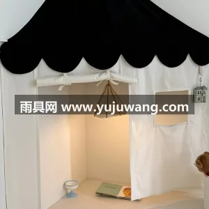 纯棉帆布 · 挂钩安装 本款儿童布制墙角帐篷游戏屋，由武汉本土大 图4