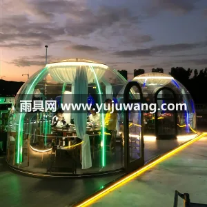 铝合金支架 · PC材质 · 本款 PC 透明网红星空房泡泡屋由武汉本 图5