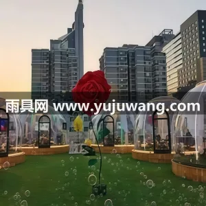 铝合金支架 · PC材质 · 本款 PC 透明网红星空房泡泡屋由武汉本 图6