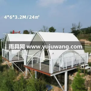 镀锌钢管 · 加密900D牛津布 本款户外酒店双层帐篷由武汉本土大型雨伞供 图4