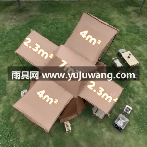 三分格涤塔夫 · 格子牛津布 武汉专业帐篷供应链供货双层防暴雨自动充气 图5