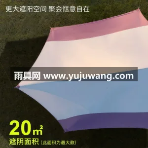加厚加密牛津布 · 加高加粗多段式天幕杆 本款 2026 新款涂银天幕帐篷大号套装 图2