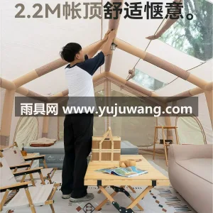 耐磨PVC复合布 · 牛津布材质 · 一 本款自动充气帐篷由武汉本土大型雨伞供应服 图3