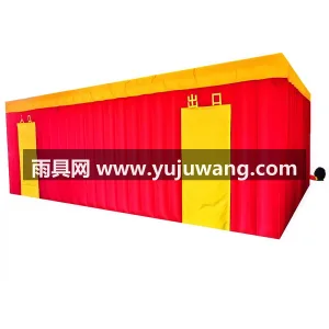 加厚牛津布 · 稳固可靠 武汉专业帐篷供应链供货充气消防演练通道帐 图5
