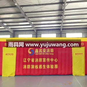 加厚牛津布 · 稳固可靠 武汉专业帐篷供应链供货充气消防演练通道帐 图6