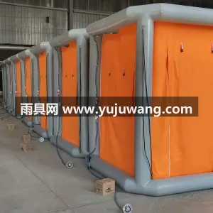 600D牛津布 · 10000D柏拉图气 武汉专业帐篷供应链供货单人洗消帐篷，专为 图2