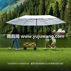 210D加密牛津布 · 玻璃纤维杆 本款露营车免搭专用天幕遮阳篷，由武汉大型 图3