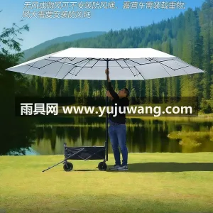 210D加密牛津布 · 玻璃纤维杆 本款露营车免搭专用天幕遮阳篷，由武汉大型 图2