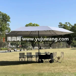 210D加密牛津布 · 玻璃纤维杆 本款露营车免搭专用天幕遮阳篷，由武汉大型 图5