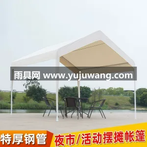牛津布材质 · 镀锌钢管 · 多层复合工 本款集市户外帐篷为武汉本地大型制伞供应链 图4