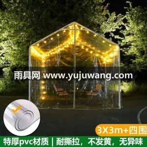 牛津布材质 · 镀锌钢管 · 多层复合工 本款集市户外帐篷为武汉本地大型制伞供应链 图5