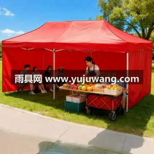 牛津布材质 · 加固彩胶涂层 · 纳米级 本款摆摊专用帐篷为武汉本地大型制伞供应链 图3