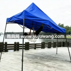 双层加厚面料 · 优质冷轧钢 ` 牛津布 本款四脚加厚帐篷为武汉本地大型制伞供应链 图2
