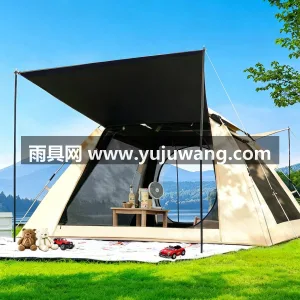 210D高支高密牛津布+加厚黑胶涂层 · 武汉本地帐篷供应链供货户外便携式折叠帐篷 图2