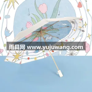 银胶图层 · 铝合金伞骨 · 聚酯纤维伞 武汉大型雨具源头供应链供货女款太阳伞，主 图4