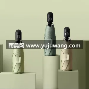 铝合金纤维伞骨 · 荷叶拒水 · 黑胶伞 武汉大型雨具源头供应链供货全自动五折雨伞 图2