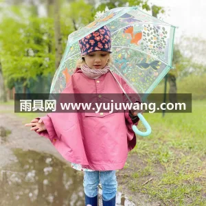碰击布+玻纤 · 高密防水 本款儿童透明雨伞由武汉雨具供应链服务专业 图2