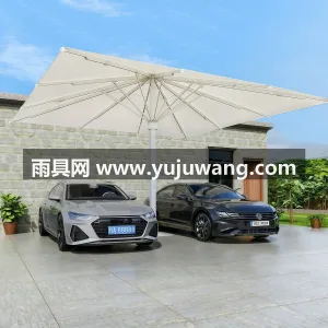 高密色织涤纶布 · 加厚航空级铝合金伞杆 武汉雨具供应链服务商直供大型户外太阳伞， 图5