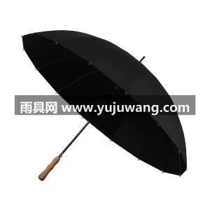 加粗铝合金伞杆 · 高密色织涤纶布 ·  本款 16 骨自动抗风暴雨伞由武汉雨具供 图5
