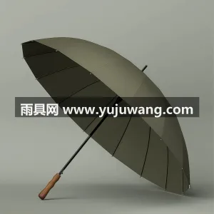 加粗铝合金伞杆 · 高密色织涤纶布 ·  本款 16 骨自动抗风暴雨伞由武汉雨具供 图6