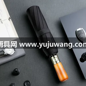 纳米超疏 · 稳重牢靠 本款 16 骨全自动雨伞由武汉雨具供应链 图5