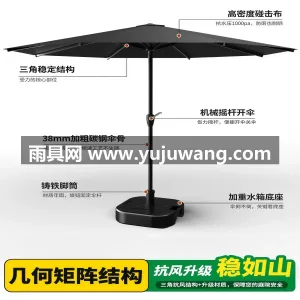 280g加厚加密防水牛津布 · 高韧性加 武汉大型专业制伞供应链服务商，深耕雨具生 图6