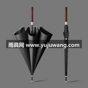纳米超疏 · 稳重牢靠 本款自动木长柄雨伞由武汉雨具供应链服务匠 图3