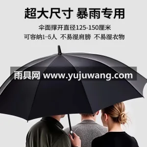 碰击布+纳米超疏 · 荷氏防水 本款双层自动长柄雨伞由武汉雨具供应链服务 图2