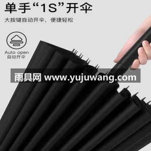 碰击布+纳米超疏 · 荷氏防水 本款长柄直杆雨伞由武汉雨具供应链服务源头 图3