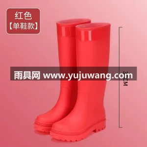 一体成型 · PVC材质 · 可拆卸棉套 武汉大型雨具源头供应链供货高筒女士雨鞋， 图5