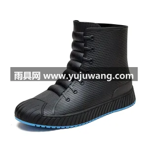 PVC材质 · 舒适透气内里 · 耐磨防 武汉大型雨具源头供应链供货男士中筒雨鞋， 图6
