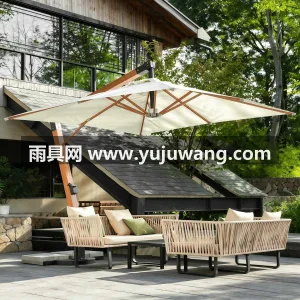 高密加厚户外专用亚克力面料/涤纶牛津布  武汉大型雨具供应链服务商直供户外庭院吊伞 图5