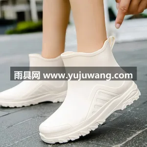 可拆卸加绒内胆 · PVC材质 · 防滑 武汉大型雨具供应链供货德系精工女款雨鞋， 图3
