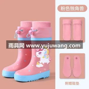 防滑耐磨鞋底 · 舒适内里 · 反光条设 武汉大型雨具供应链供货儿童雨鞋，男童女童 图5