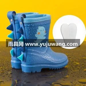 优质PVC面料 · 波浪式防滑鞋底 武汉大型雨具供应链供货女孩款儿童雨鞋，酷 图6