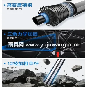 高密加厚防水牛津布 · 整杆不锈钢材质  武汉大型雨具供应链服务商直供野钓专用钓鱼 图4