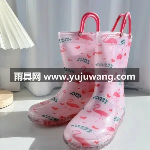 塑胶材质 · 波浪纹防滑纹理 武汉大型雨具供应链供货学生儿童雨鞋，覆盖 图4