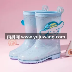 塑胶材质 · 波浪纹防滑纹理 武汉大型雨具供应链供货学生儿童雨鞋，覆盖 图6