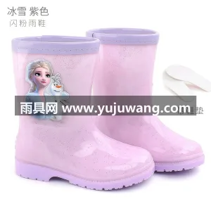 PVC材质 · 防滑舒适大底 武汉大型雨具供应链供货迪士尼主题儿童雨鞋 图5