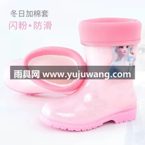 PVC材质 · 防滑舒适大底 武汉大型雨具供应链供货迪士尼主题儿童雨鞋 图6