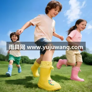 TPR材质 · 多密度分区 · 倒金字塔 武汉大型雨具供应链供货儿童雨鞋，男童女童 图2