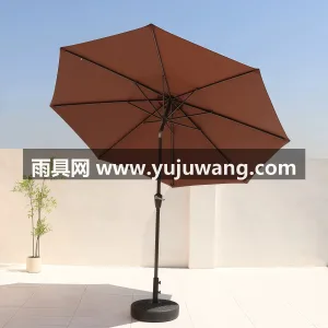 48mm加粗铁合金伞柱 · 12根高韧性 武汉本地雨伞供应链服务供应户外摇头遮阳伞 图3