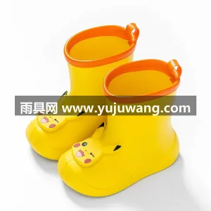 EVA材质 · 可拆卸棉套 · 轮胎式防 武汉大型雨具供应链供货皮卡丘主题儿童雨鞋 图6