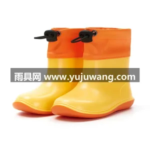 柔软PU包边 · 一体成型 · 仿轮胎纹 武汉大型雨具供应链供货儿童雨鞋，男童女童 图4