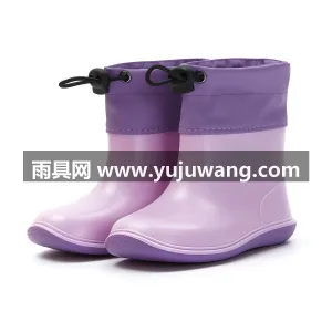 柔软PU包边 · 一体成型 · 仿轮胎纹 武汉大型雨具供应链供货儿童雨鞋，男童女童 图5